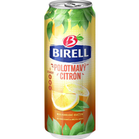 Birell Citron polotmavý nealkoholický nápoj z piva 500 ml plech