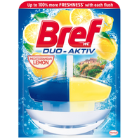 Bref WC Duo Aktiv Lemon 50ml zásobník + náplň