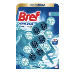 Bref Color Aktiv WC blok Ocean Turquoise water 3 x 50 g