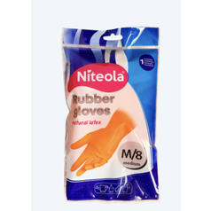 Rukavice NITEOLA úklidové latexové "M"