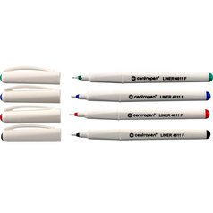 Popisovač Centropen 4611  liner 03 mm - červený