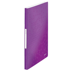 Katalogová kniha Leitz Wow purpurová 40 kapes