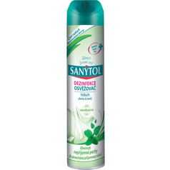 SANYTOL dezinfekční osvěžovač vzduchu Plochy a Textil 300ml