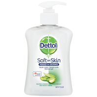 Tekuté antibakteriální mýdlo Dettol 250 ml Soft on Skin Aloe Vera