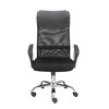Kancelářská židle MEDEA černá s područkami na chromovém kříži, řada KLASIK