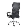 Kancelářská židle MEDEA černá s područkami na chromovém kříži, řada KLASIK