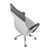 Kancelářská židle MEDEA šedá s područkami na chromovém kříži, řada KLASIK