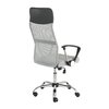 Kancelářská židle MEDEA šedá s područkami na chromovém kříži, řada KLASIK