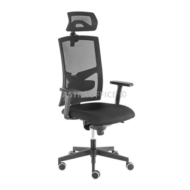 Kancelářská židle GAME ŠÉF s 3D podhlavníkem a područkami, řada EMPIRE