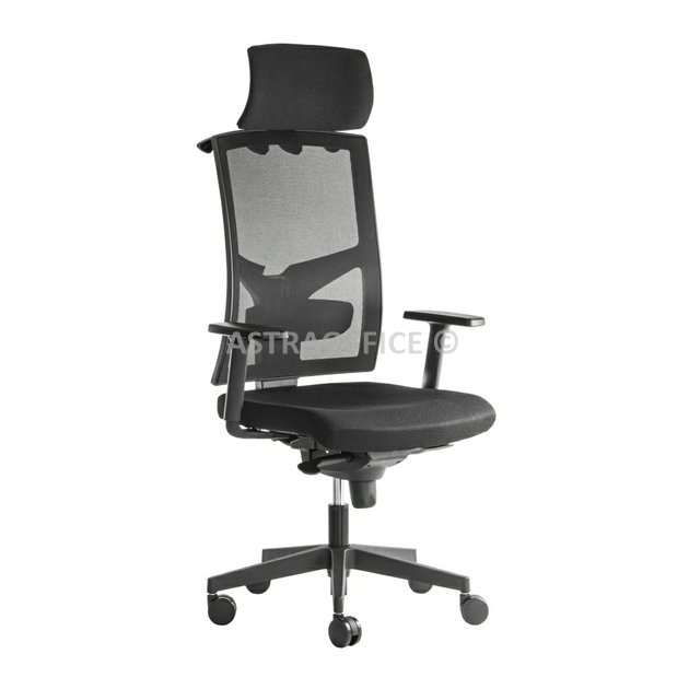 Kancelářská židle GAME ŠÉF VIP s pevným podhlavníkem a područkami, řada EMPIRE