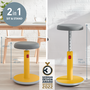 Ergonomická balanční židle pro sezení/stání Leitz ERGO Cosy Stool, teplá žlutá