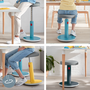Ergonomická balanční židle pro sezení/stání Leitz ERGO Cosy Stool, klidná modrá