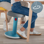 Ergonomická balanční židle pro sezení/stání Leitz ERGO Cosy Stool, klidná modrá