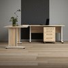 Rohový psací stůl Office 80400/304 dub sonoma/bílá