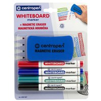 Popisovače Whiteboard markers 8559/4 barvy + magnetická houbička