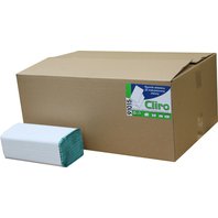 ručníky skládané ZIG-ZAG krabice 5000 ls zelené eko CLIRO