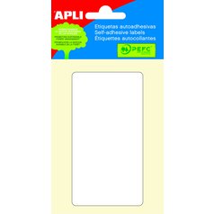 Etikety APLI 53x100mm / 6 kusů bílé