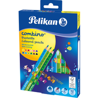 Pastelky Pelikan Combino trojhranné JUMBO/12 barev