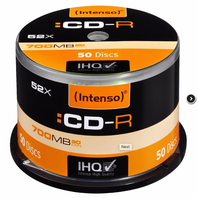 CD-R Intenso 1001125 50-pack, 700MB, 52x, 80min.