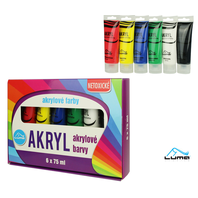 Barvy AKRYL akrylové Luma 6x75 ml v tubě E330238