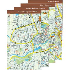 Formulář ADK Soubor map města ČR A5 4 dvojlisty
