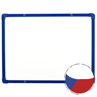 Lakovaná tabule boardOK na fixy s modrým rámem 60x45