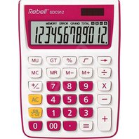 Kalkulačka Rebell SDC912 - růžová