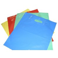 taška jednobarevná PE s průhmatem mix barev