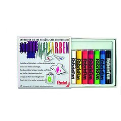 pastely na textil PENTEL sada 7 barev
